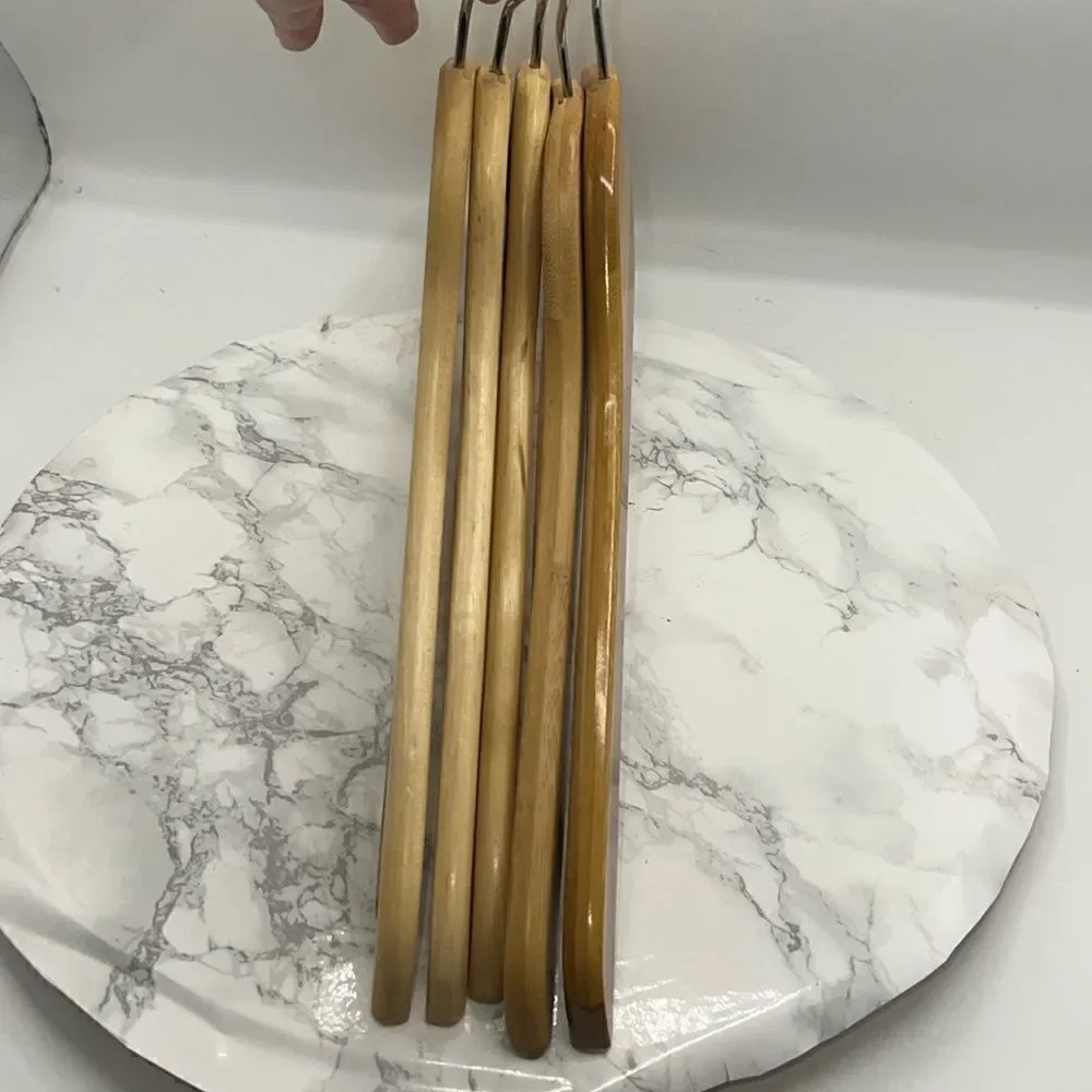 Wood Hangers-Set of 5